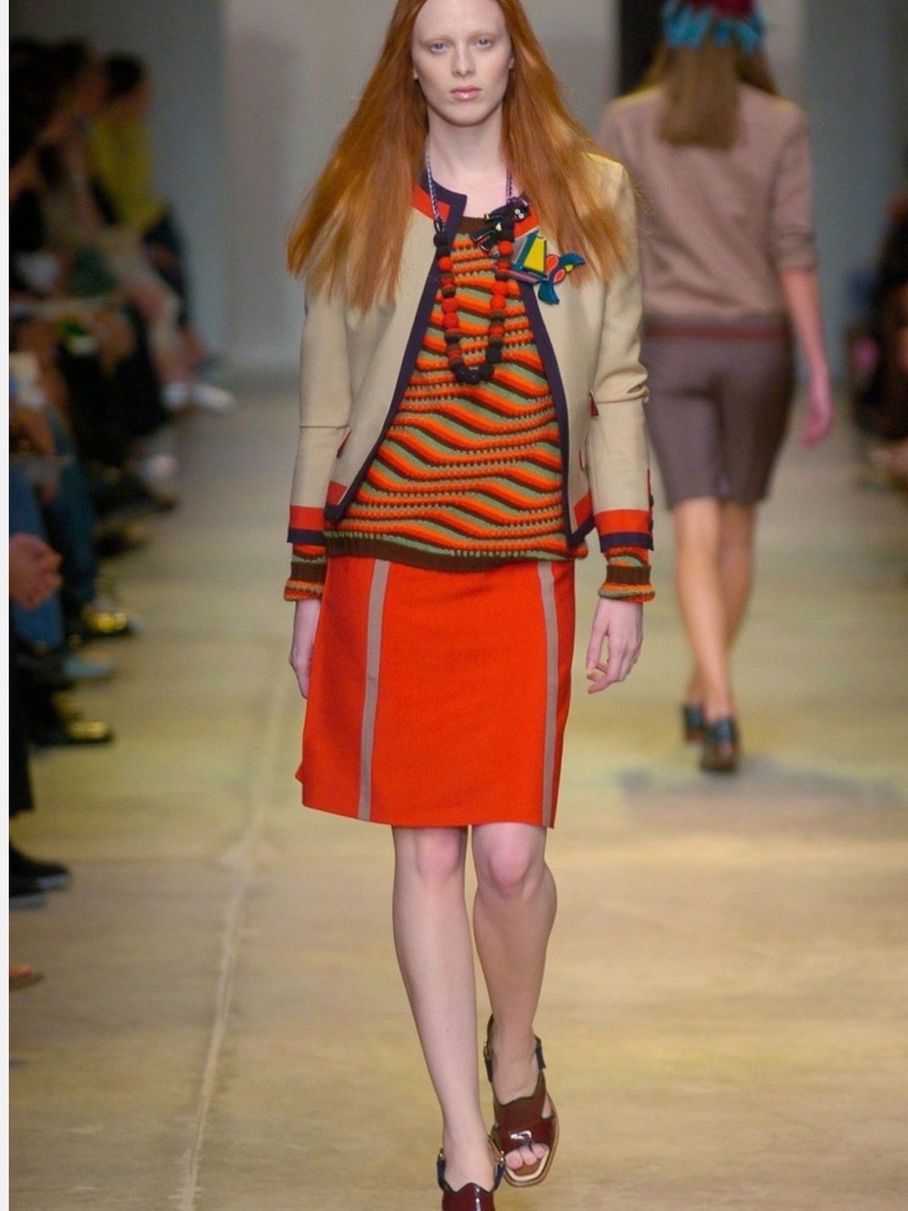 Prada SS 2005 runway archive skirt